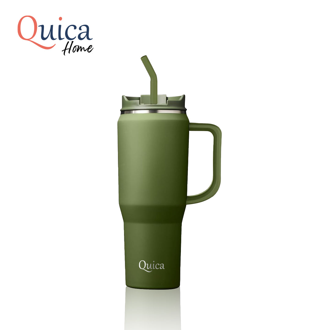 Quica - Thermal Stainless Steel Mug - Army Green