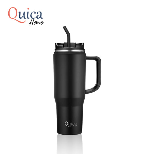 Quica - Thermal Stainless Steel Mug - Black