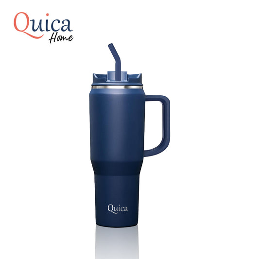 Quica - Thermal Stainless Steel Mug - Navy Blue