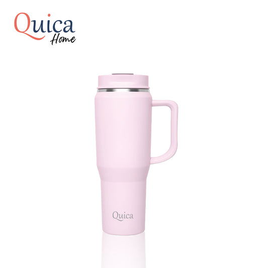 Quica - Thermal Stainless Steel Mug - Light Pink