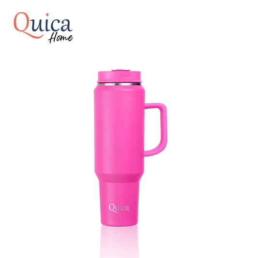 Quica - Thermal Stainless Steel Mug - Raspberry