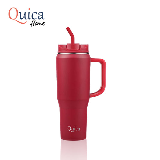 Quica - Thermal Stainless Steel Mug - Red
